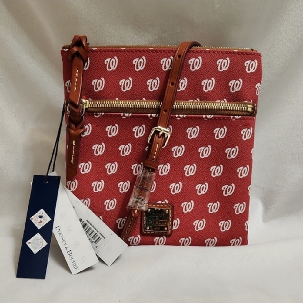 Dooney & Bourke NWTs MLB Washington Nationals Zip Crossbody